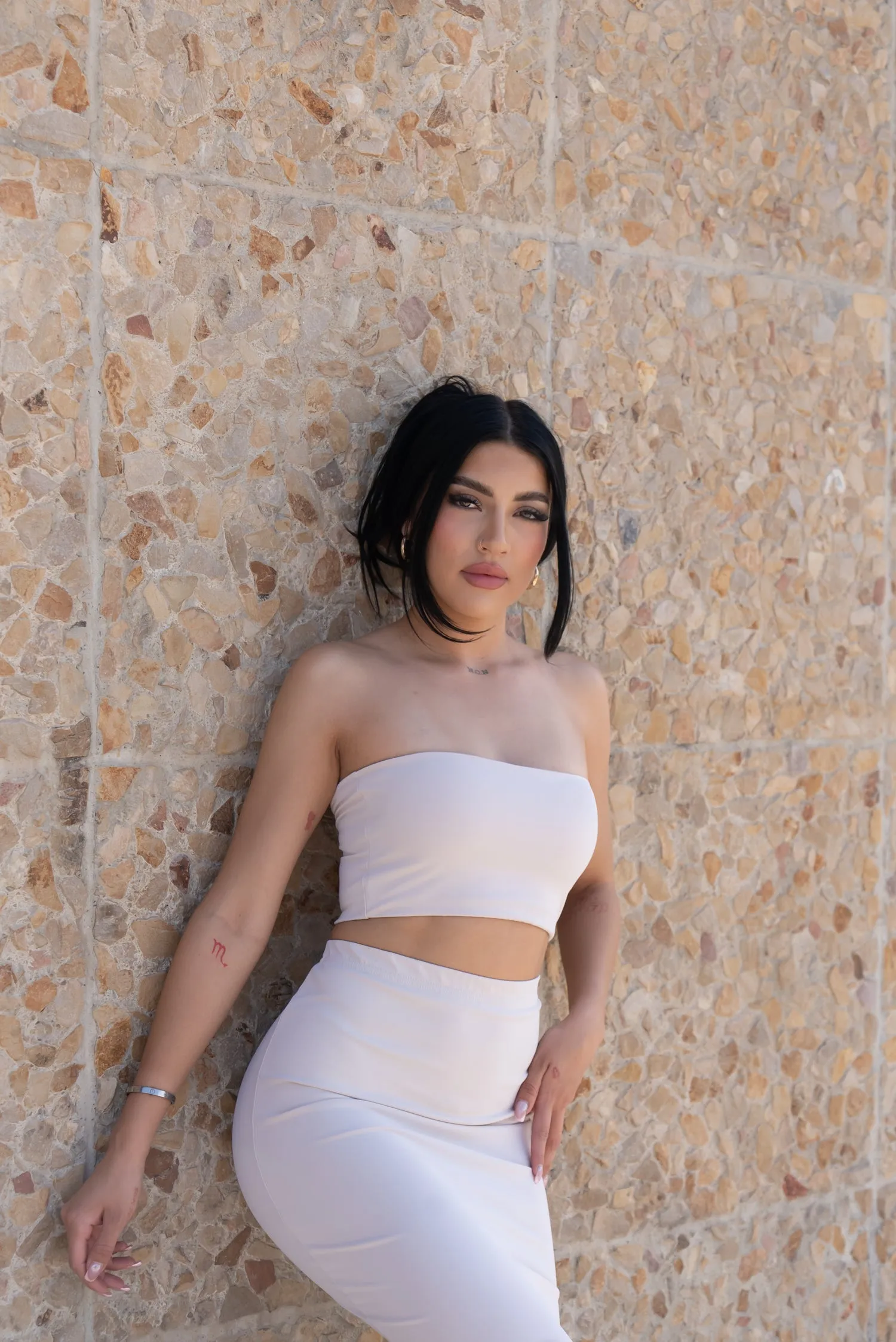 Bandeau Crop Top - Dew
