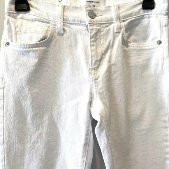 Current/Elliott Women's White The Stiletto NWT