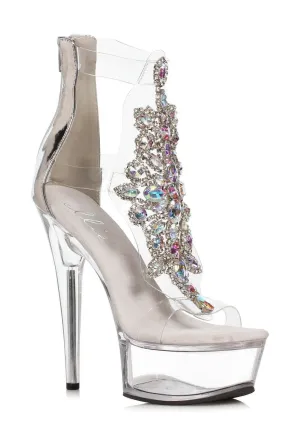 Ellie Shoes 609-LARA Stiletto With Rhinestone Upper