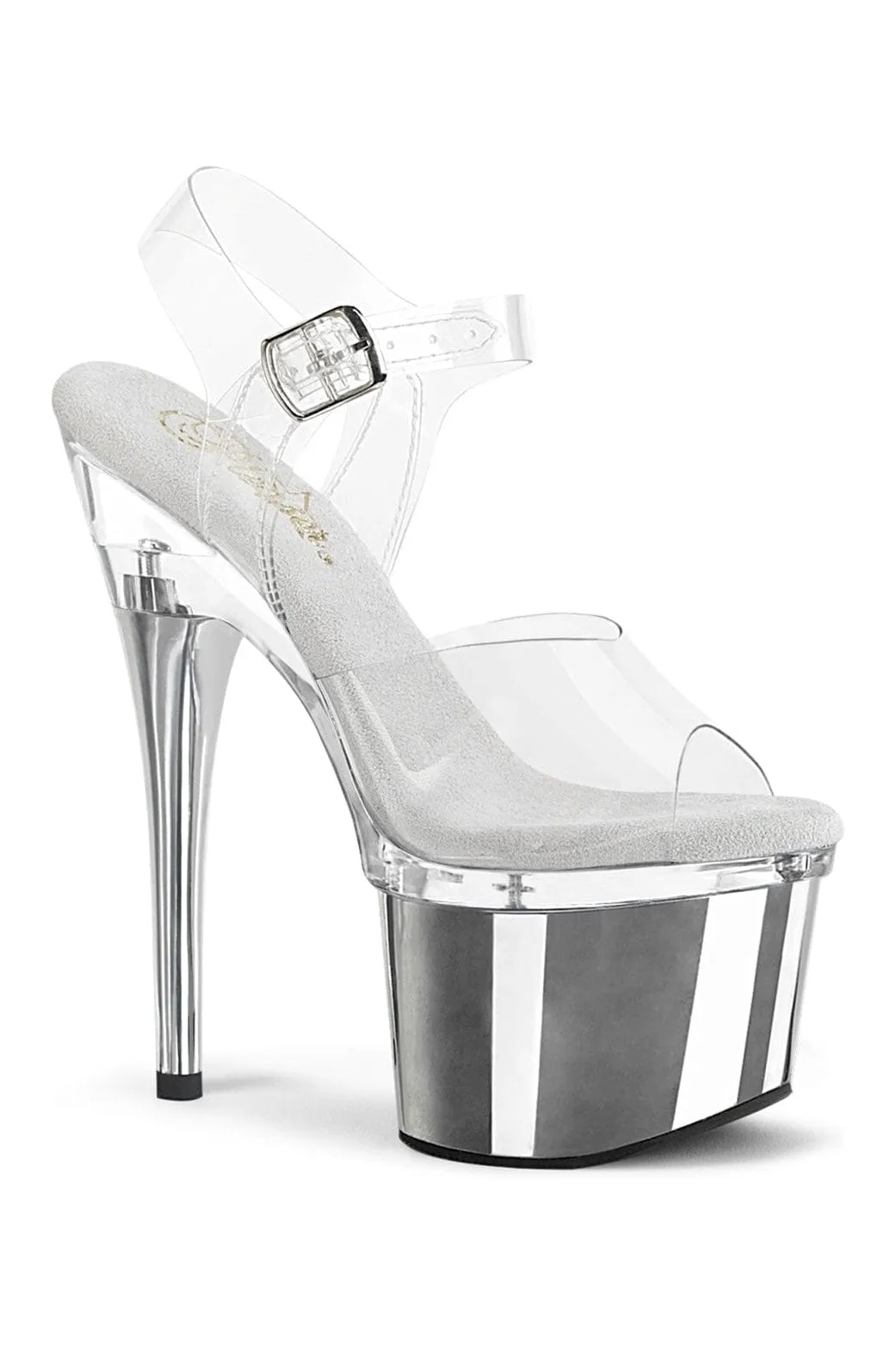 ESTEEM-708 Clear Vinyl Sandal