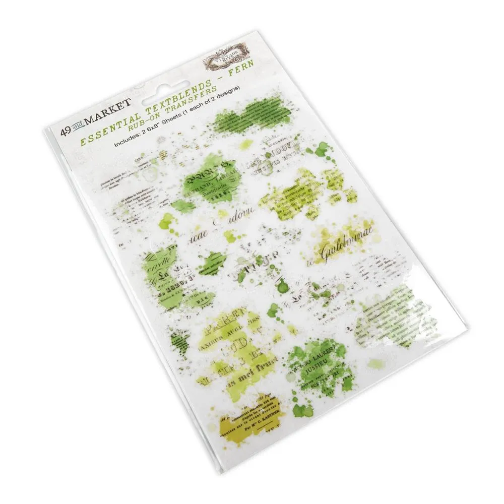 Fern - Essential Textblend Rub-Ons