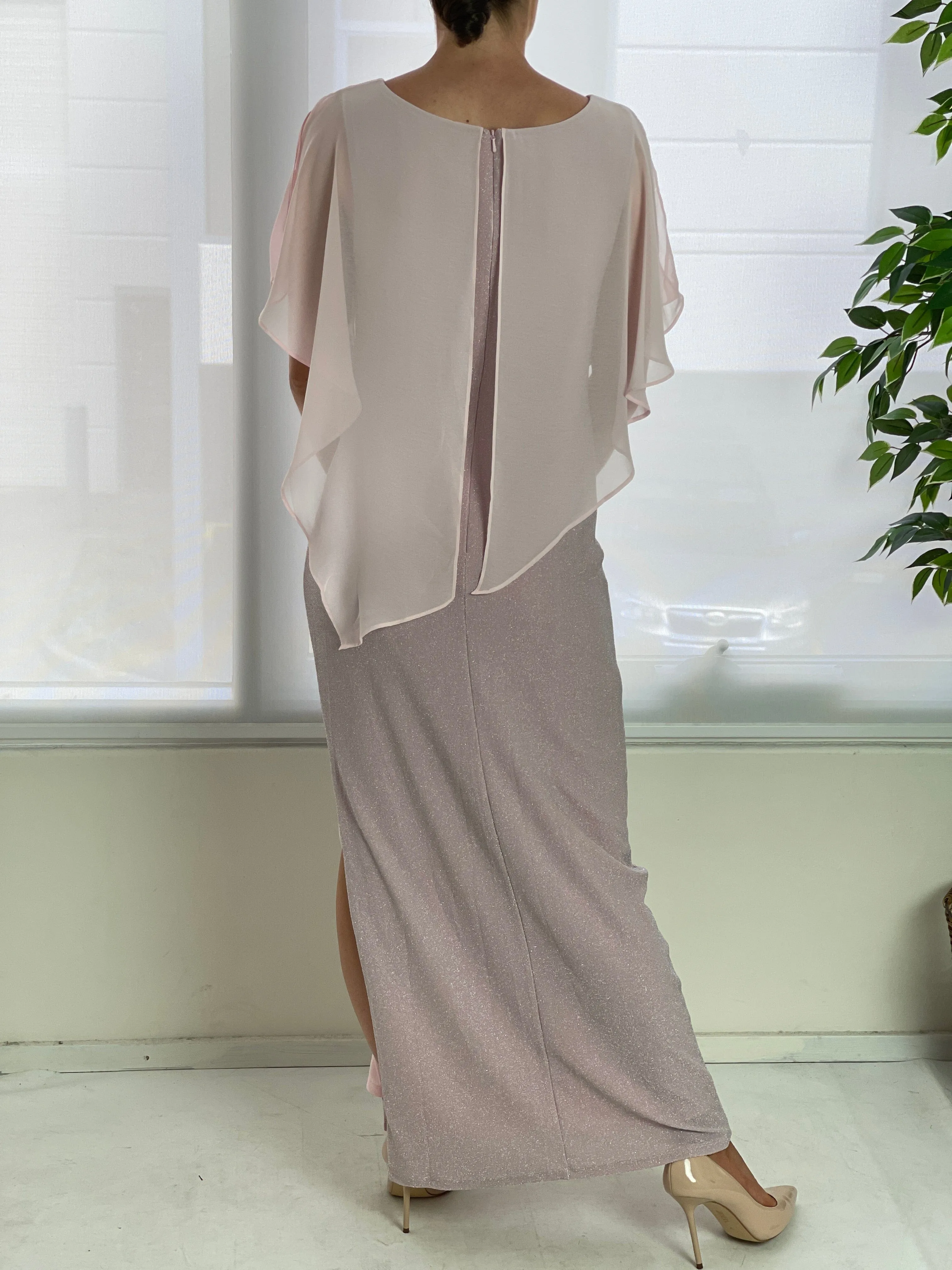 Monika Blush Evening Gown
