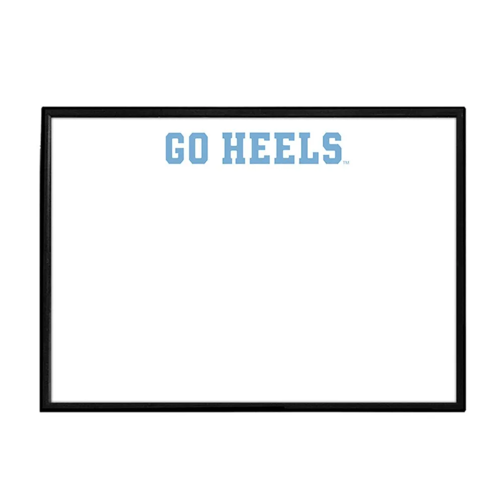 North Carolina Tar Heels: Go Heels - Framed Dry Erase Board
