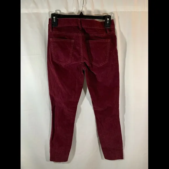 NWT $208 Current/elliott The Stiletto‎ Corduroy Skinny Ankle Jeans [SZ 25 ]