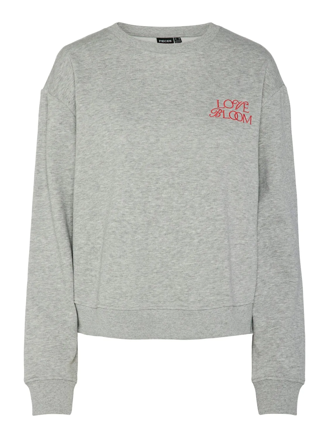 Sadie sweater light grey melange