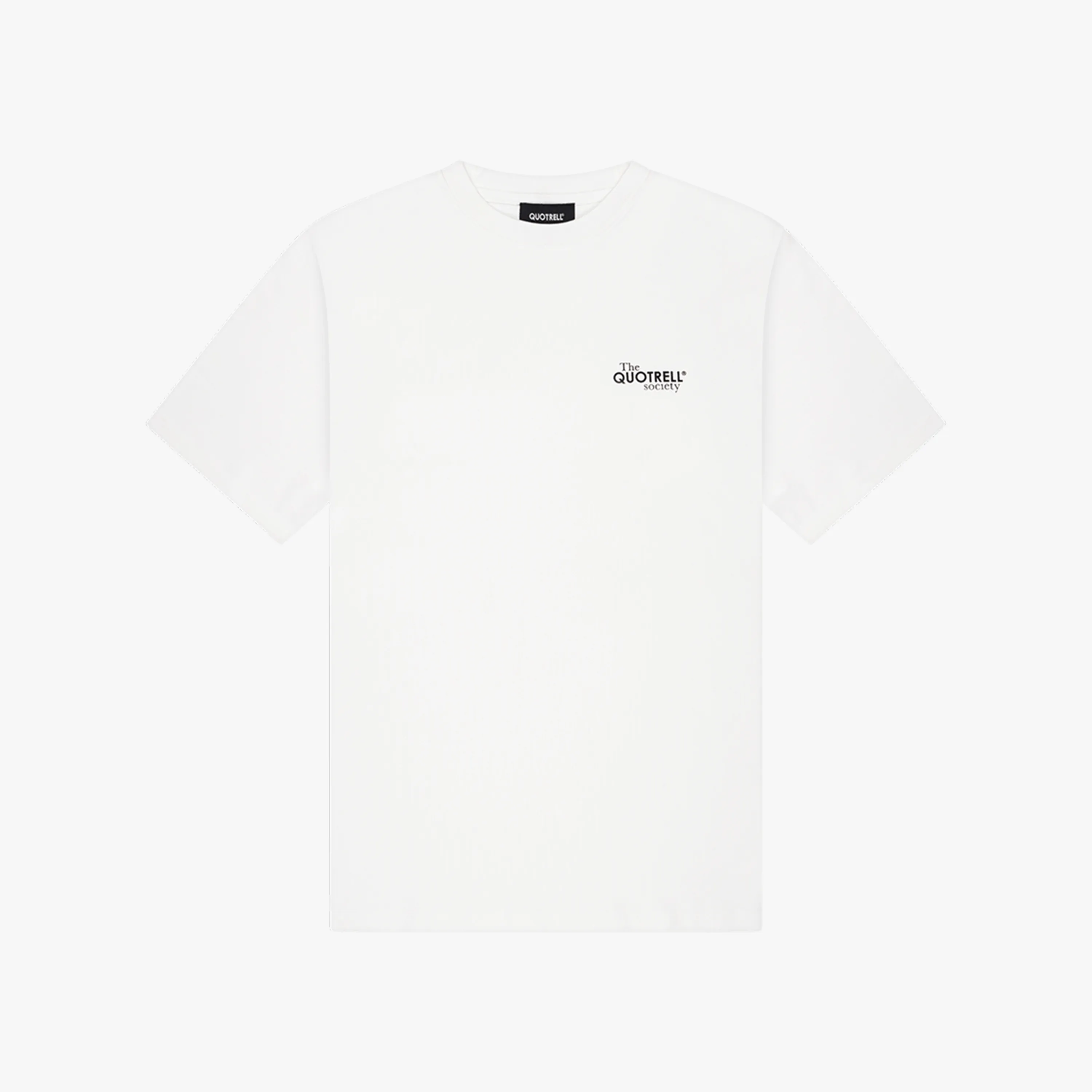 SOCIETY TEE | WHITE/BLACK