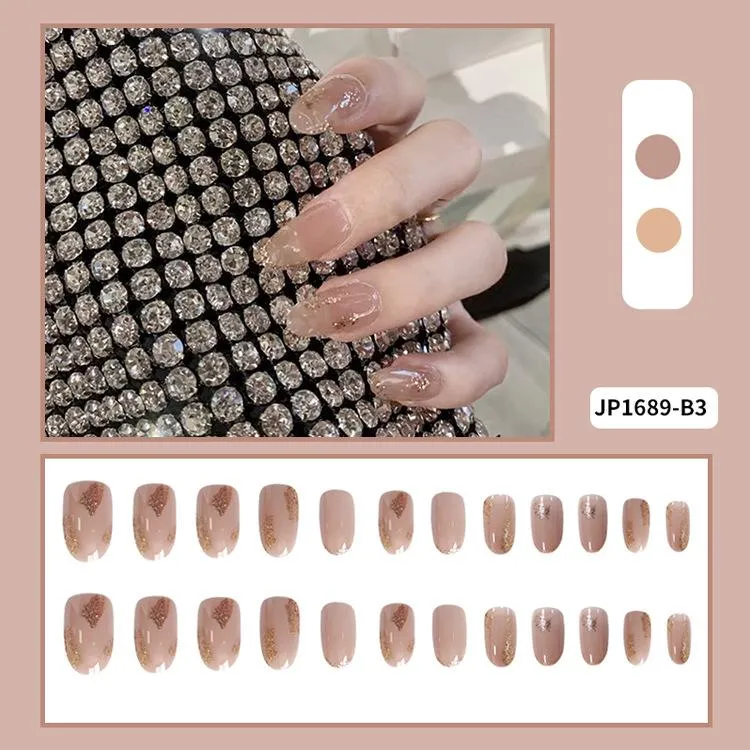 Stiletto Gel Cateye Milktea
